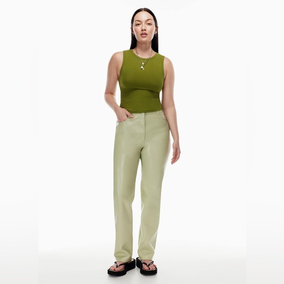 Wilfred Pants - ARITZIA WILFRED THE MELINA PANT SAGE GREEN 8